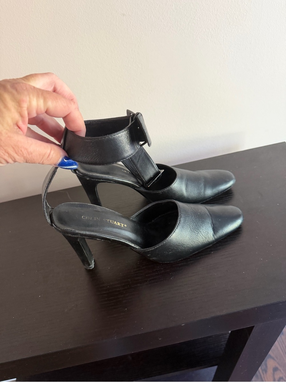 Colin Stuart leather Ankle-Strap heels